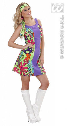 Feestbazaar Feestkleding: Hippiejurk + hoofdband