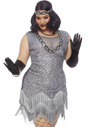 Feestbazaar Flapper Jaren 20 Charleston Plus Size Kostuum