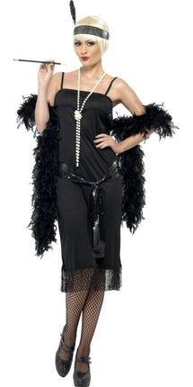 Feestbazaar Flappers Jurk zwart