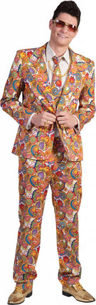 Feestbazaar Flower Disco Suit man