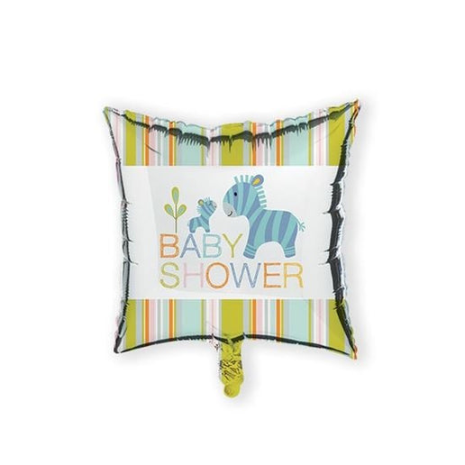 Feestbazaar Folieballon Babyshower Zebra Jungle - 46 cm