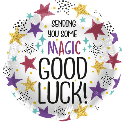 Feestbazaar Folieballon Goodluck Magic (45cm)