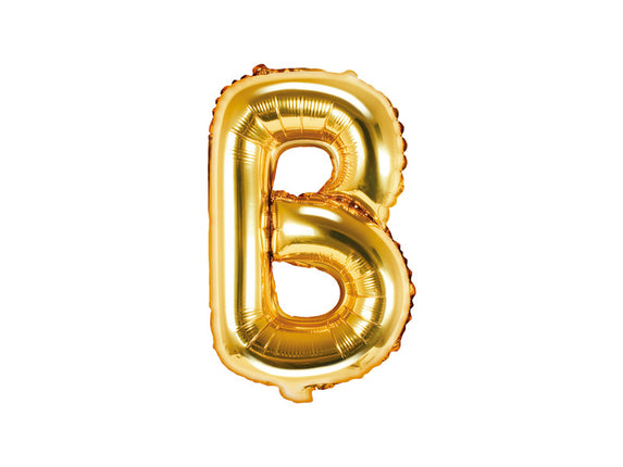 Feestbazaar Folieballon Goud Letter 'B' - 35cm