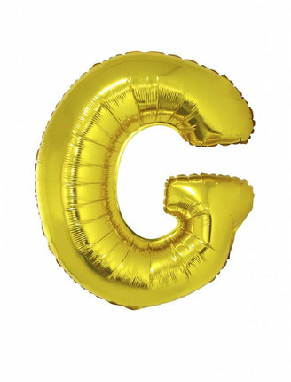 Feestbazaar Folieballon Goud Letter 'G' groot