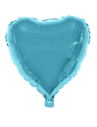 Feestbazaar Folieballon Hart Lichtblauw - 46cm