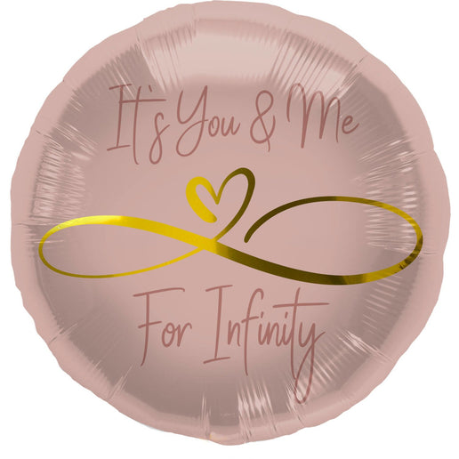 Feestbazaar Folieballon Infinity Love Roze (45cm)