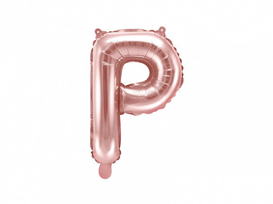 Feestbazaar Folieballon P Rose Goud 35 cm