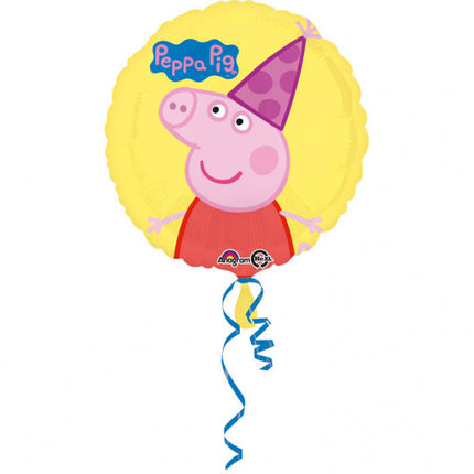 Feestbazaar Folieballon Peppa Pig Rond - 45cm