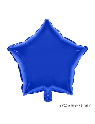 Feestbazaar Folieballon Ster Donkerblauw - 46cm