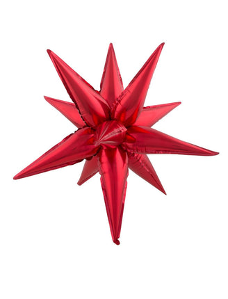 Feestbazaar Folieballon Ster Rood Groot