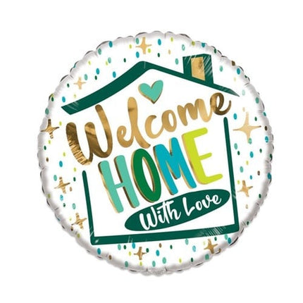 Feestbazaar Folieballon 'Welcome home' with love (46cm)