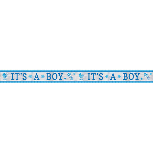 Feestbazaar Foliebanner It's A Boy Babyshower