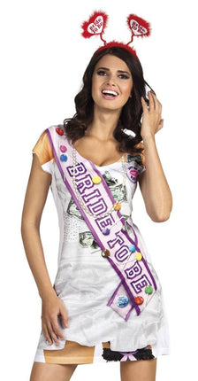 Feestbazaar Foto realistisch Vrijgezellenfeest T-shirt Jurk