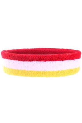 Feestbazaar Foute hoofdband rood/wit/geel