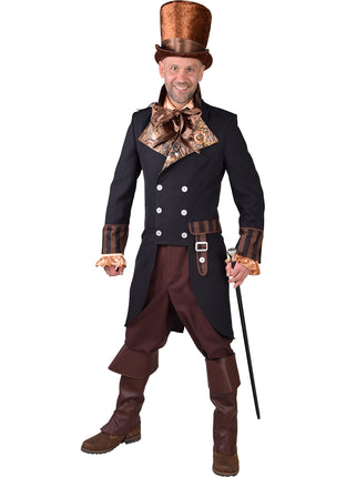 Feestbazaar Frackjas Steampunk man