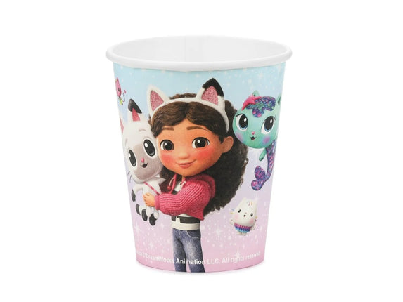 Feestbazaar Gabby's Poppenhuis Bekers 250ml (8st)