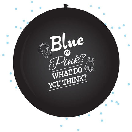 Feestbazaar Gender Reveal Ballon Jongen - 60 cm