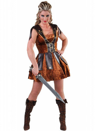 Feestbazaar Gladiator dames kostuum elite