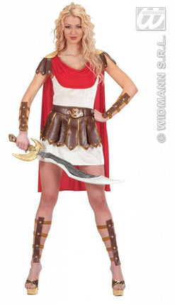 Feestbazaar Gladiator krijger prinses kostuum