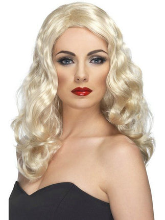 Feestbazaar Glamour pruik lang blond