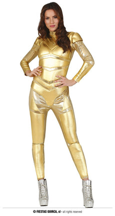 Feestbazaar Golden Warrior Kostuum Dames