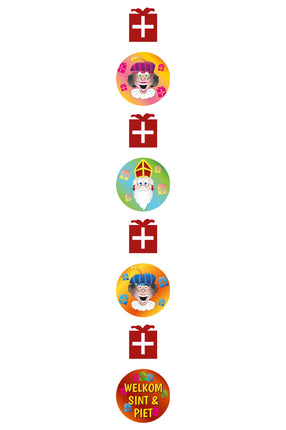 Feestbazaar Hangdecoratie Welkom Sint en Piet (120cm)