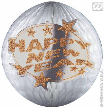 Feestbazaar Happy New year baldecoratie papier