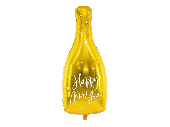 Feestbazaar Happy New Year Folieballon Fles