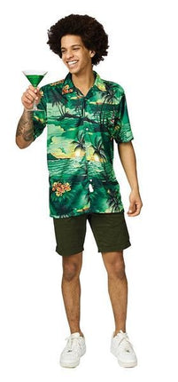 Feestbazaar Hawaii blouse groen
