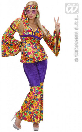 Feestbazaar Hippie kleding vrouw 3-delig Meadow