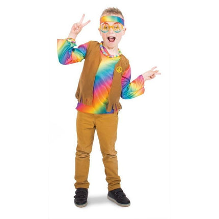 Feestbazaar Hippie Pakje Flower Power Jongens