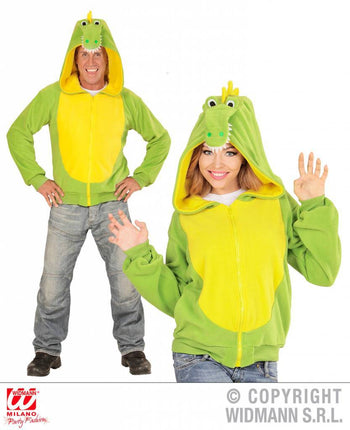Feestbazaar Hoodie vest krokodil