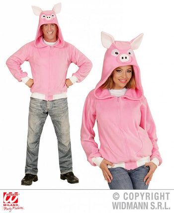 Feestbazaar Hoodie Vest Varken