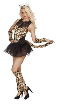 Feestbazaar Hot Cheetah pakje dames
