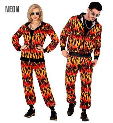 Feestbazaar Hotshot Trainingspak Vlammen Unisex