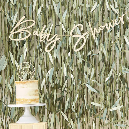 Feestbazaar Houten Slinger Decoratie Baby Shower