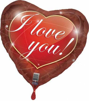 Feestbazaar I Love You Folieballon