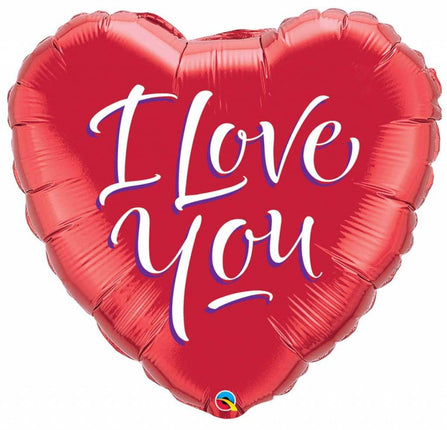 Feestbazaar I Love You - Hart Ballon 46cm