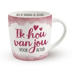 Feestbazaar Ik Hou Van Jou Mok