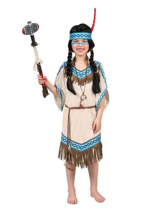 Feestbazaar Indianen Jurk Meisje Tipi
