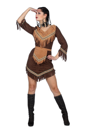 Feestbazaar Indianen vrouw kostuum dames