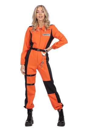 Feestbazaar Inmate Overall Dames Oranje