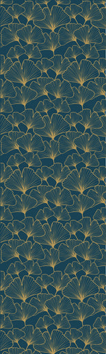 Feestbazaar Inpakpapier Waterlelies Blauw/Goud