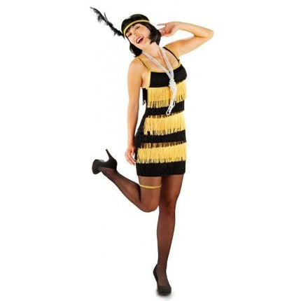 Feestbazaar Jaren 20 flapper kostuum 3-delig