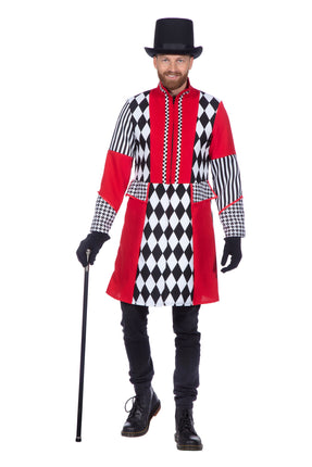 Feestbazaar Jas Ruiten rood/wit/zwart Heren Premium