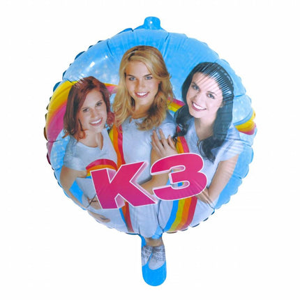 Feestbazaar K3 Party Folieballon 46cm