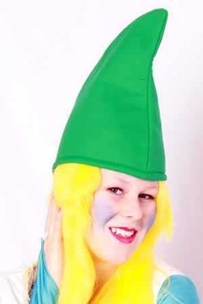 Feestbazaar Kabouter/smurfenmuts groen