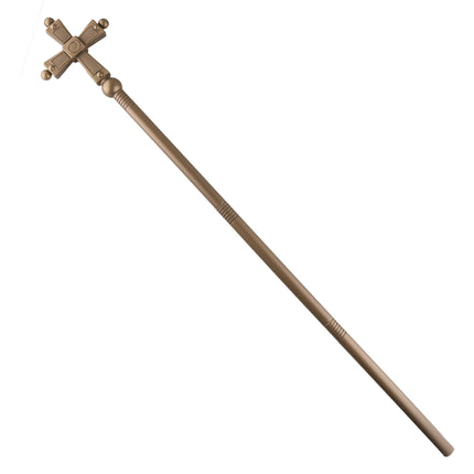 Feestbazaar Kardinaalsstaf Met Kruis 4-delig (114cm)