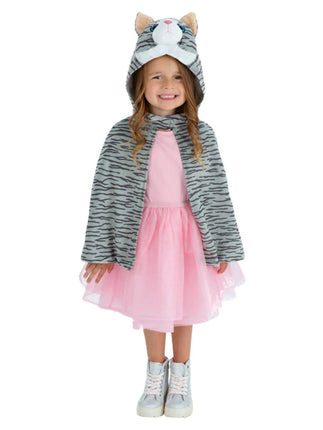 Feestbazaar Katten Cape Kind Grijs Deluxe