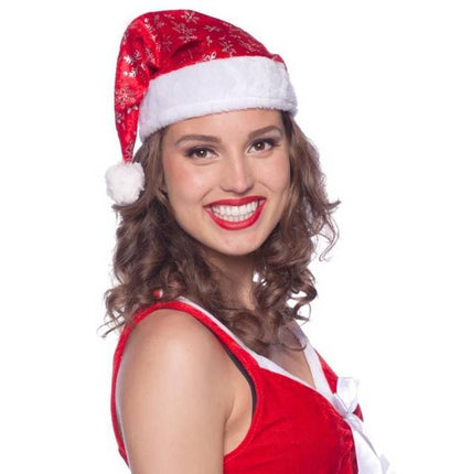 Feestbazaar Kerstmuts Sneeuwvlokken